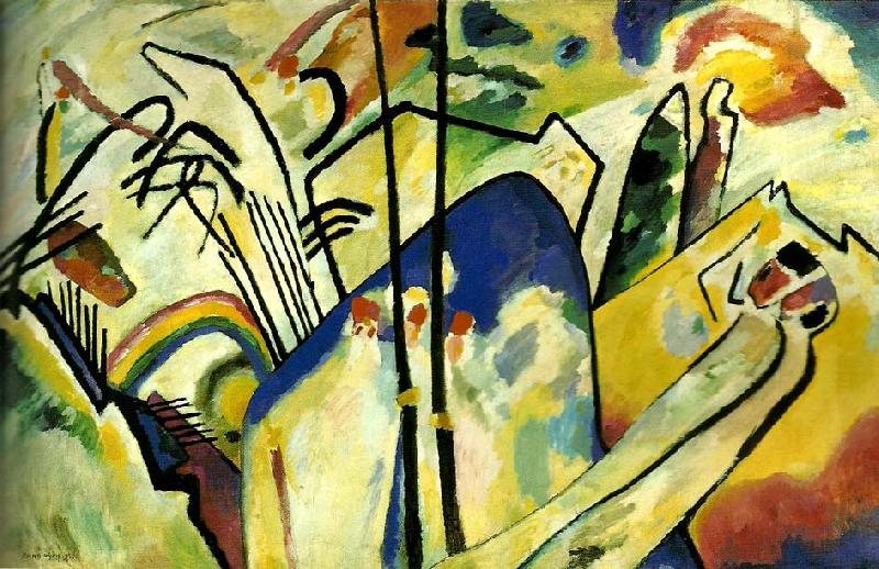 Wasily Kandinsky composition iv oil painting image